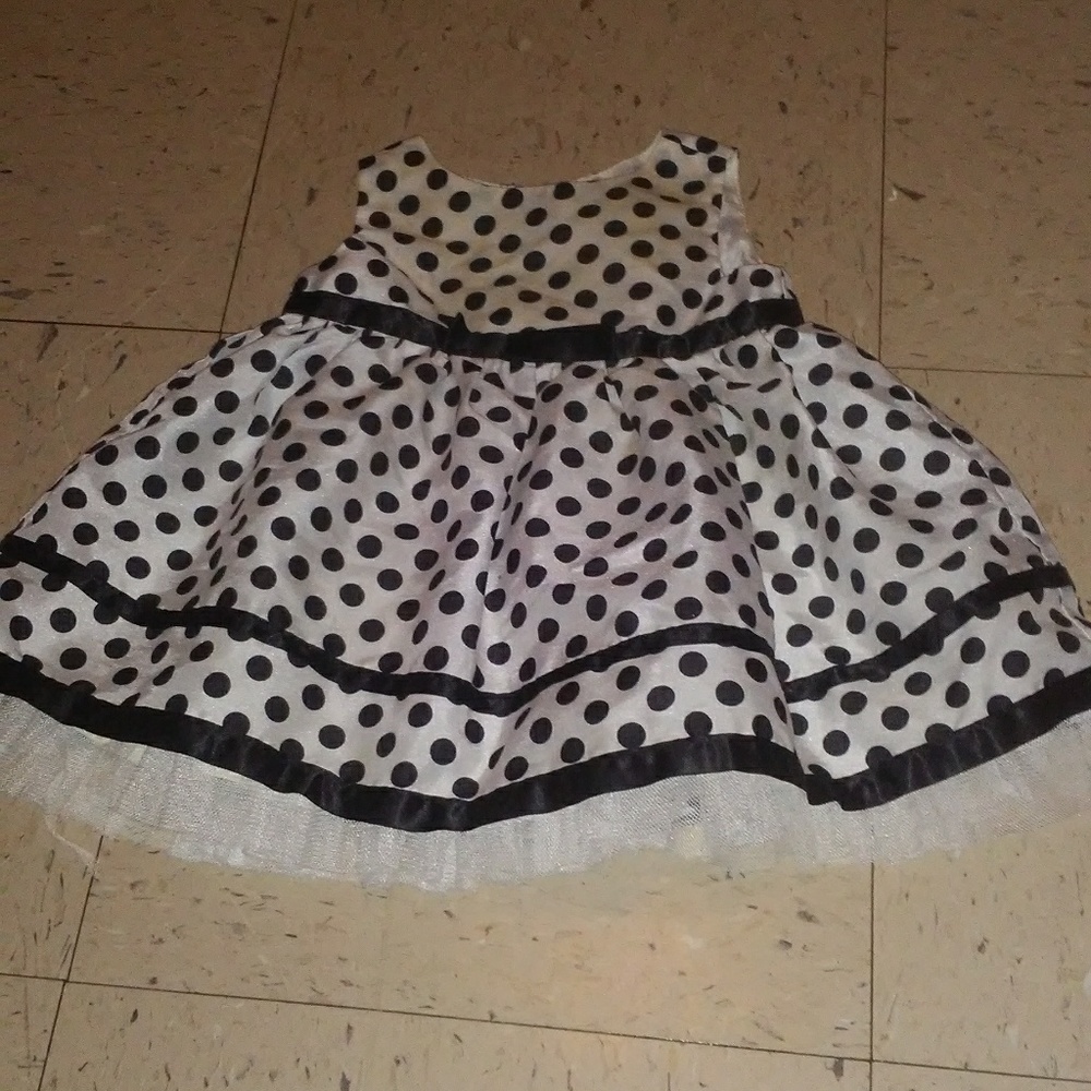 Black and White Polka dot dress